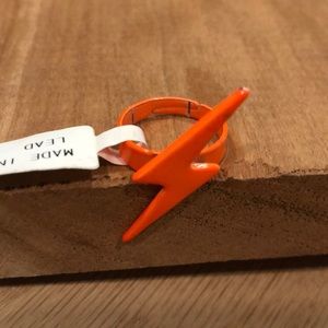 ModCloth Neon Lightning Bolt Ring